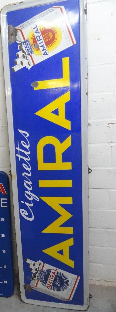 reclamebord in email, Antiek en Kunst, Ophalen