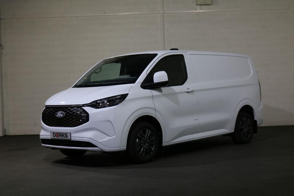 Ford E-Transit Custom 320 L1 H1 Limited 71 kWh 218pk (wordt, Auto's, Bestelwagens en Lichte vracht, Automaat, Wit, Elektrisch