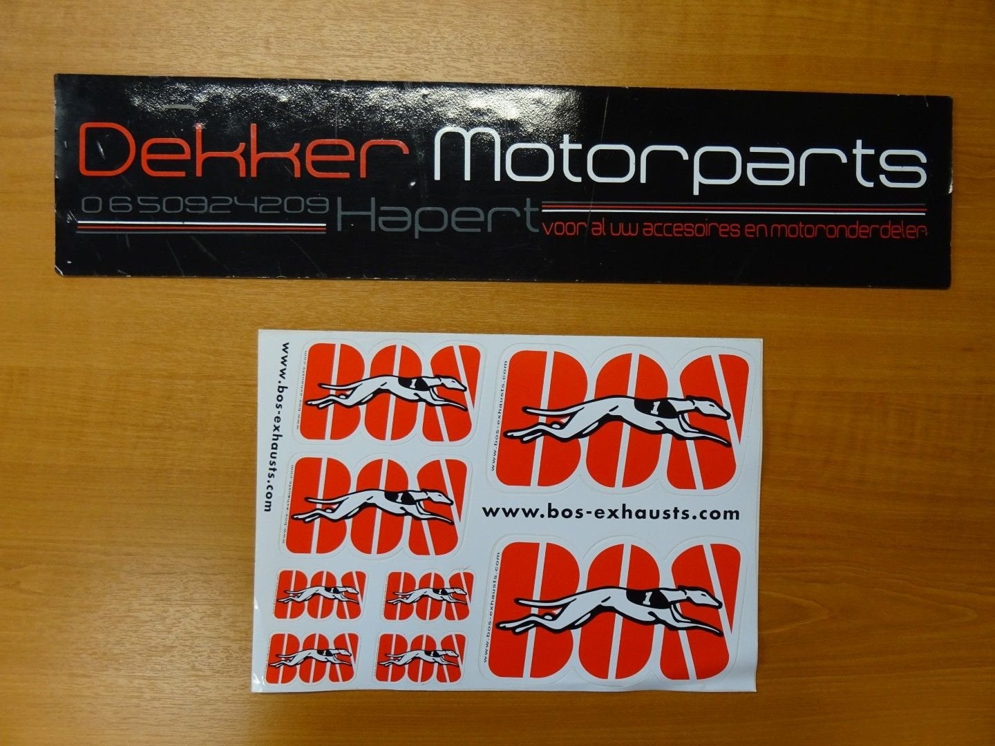 Bos Exhausts Uitlaat / Demper Sticker # Bos Stickervel #, Motos, Accessoires | Autocollants, Enlèvement ou Envoi, -, -, -