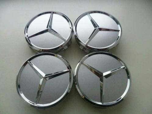 Mercedes wieldoppen velgen center caps 75 mm, Ophalen of Verzenden, Nieuw