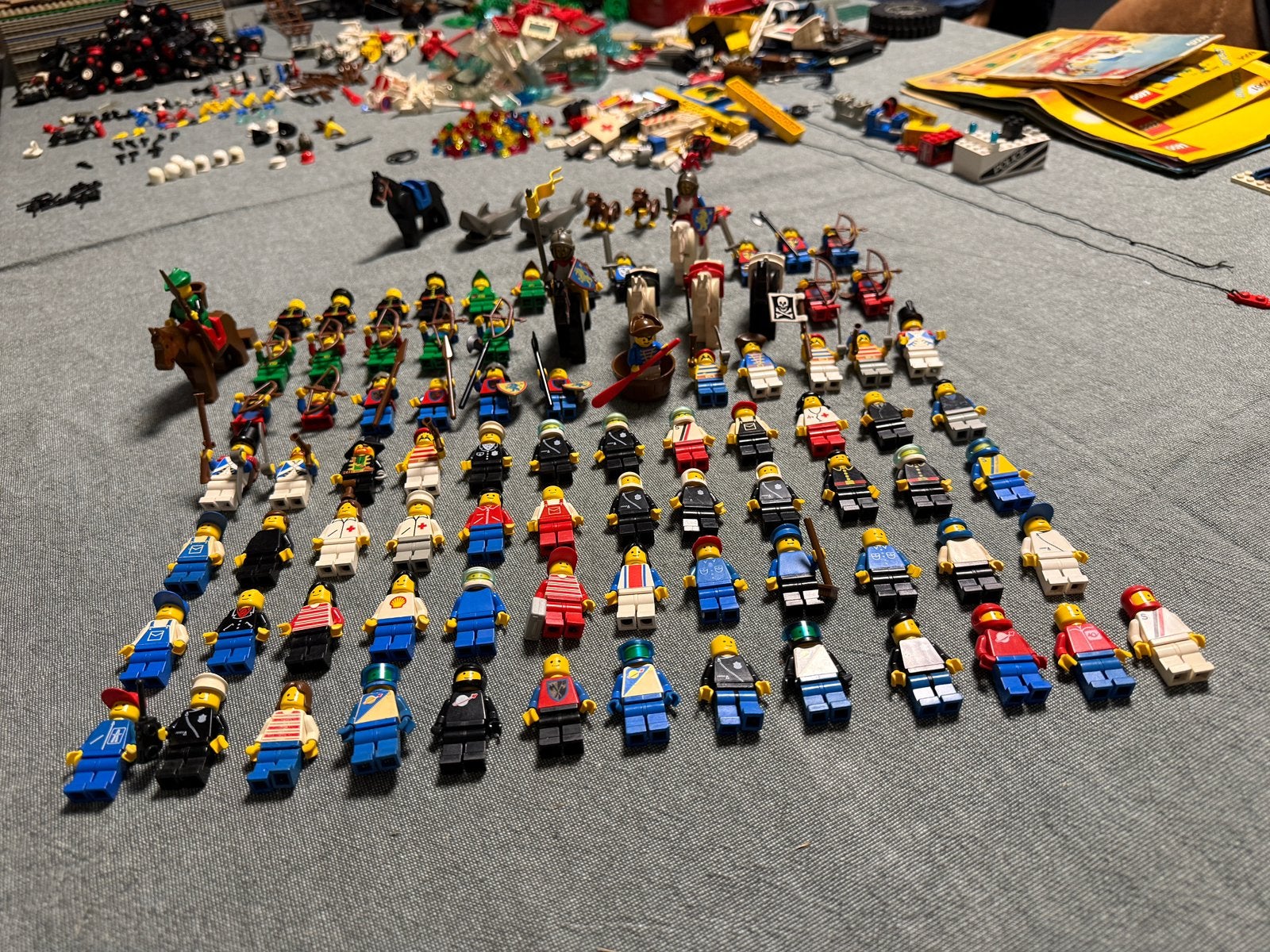 Groot lot vintage Lego (13,6 Kg) van 1980 - 1990, Ophalen, Gebruikt, Overige thema's, Inclusief extra onderdelen