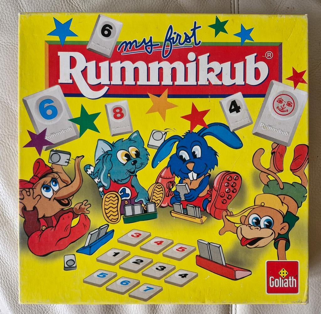 Rummikub Junior Goliath, Hobby en Vrije tijd, Gezelschapsspellen | Overige, Ophalen of Verzenden