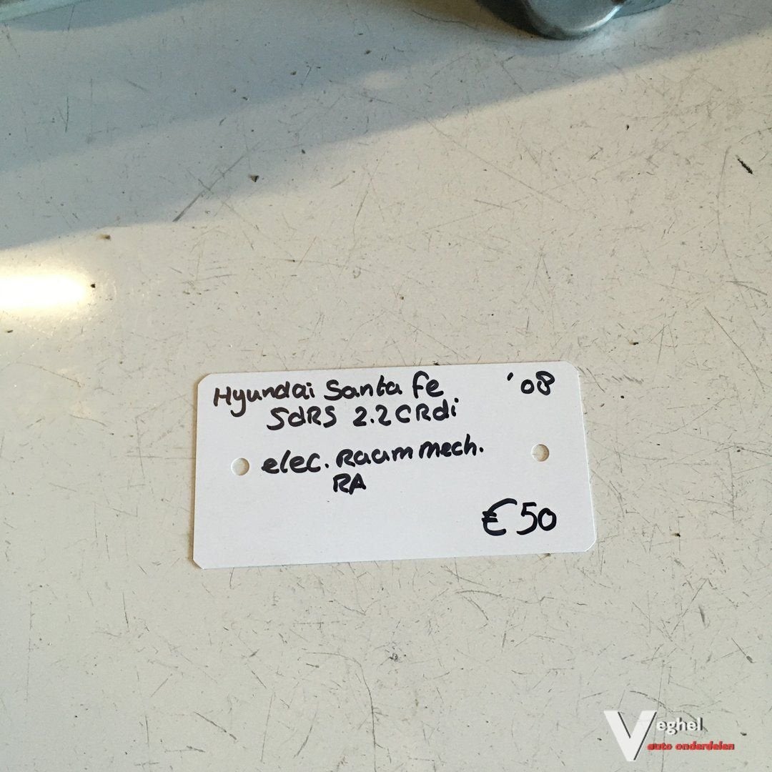 Hyundai Santa Fe 2.2 crdi 5 drs 2008  Elektr Raamechanisme R, -, Utilisé, -, -