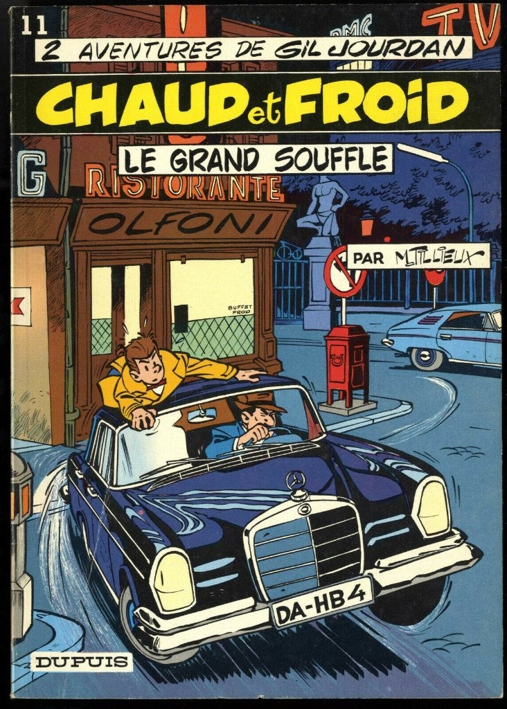 LOT 2x BD GIL JOURDAN M. Tillieux DUPUIS Editions 1977, M. Tillieux, Plusieurs BD, Enlèvement ou Envoi, Utilisé