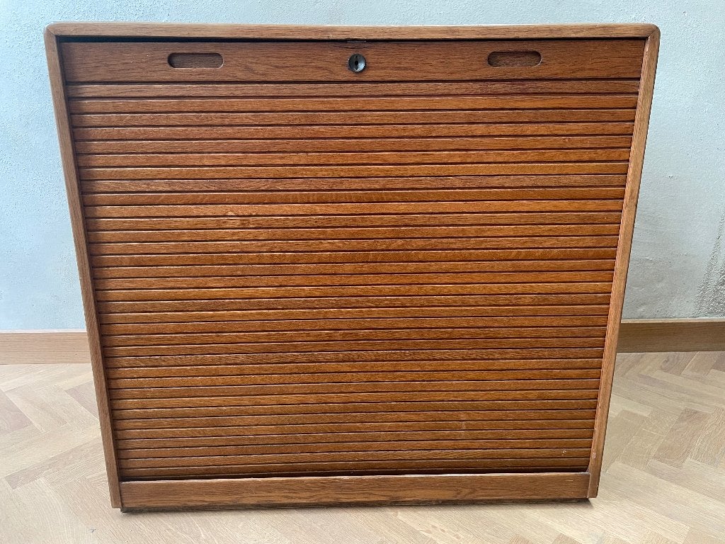 Prachtige vintage archiefkast, Enlèvement, Utilisé, Avec serrure