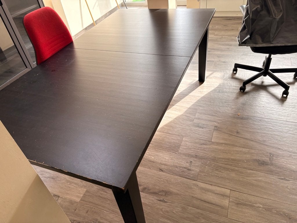 Gratis IKEA eettafel 202 x 105 cm, Ophalen, Gebruikt, 100 tot 150 cm, 200 cm of meer