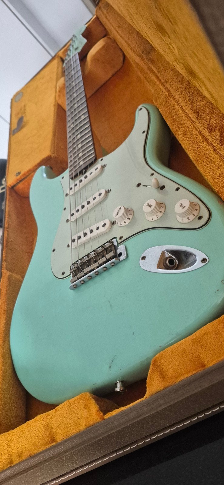 Fender Custom shop Surf Green Time machine series., Muziek en Instrumenten, Ophalen, Fender