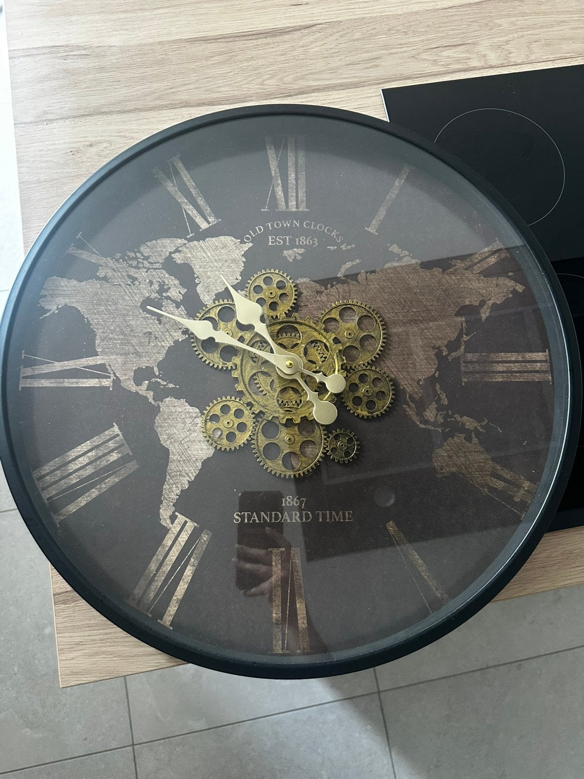 Horloge murale, Maison & Meubles, Accessoires pour la Maison | Horloges, Enlèvement, Comme neuf, Horloge murale
