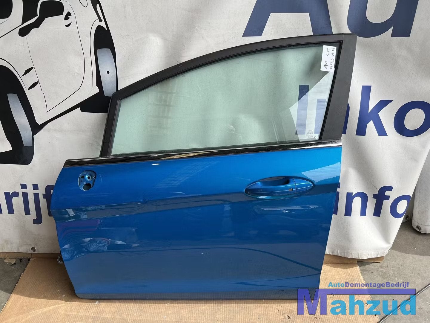 FORD FIESTA 7 Blauw 8CPC Links voor deur portier 2008-2017, Gebruikt, Deur, Info@ford.com, Voor