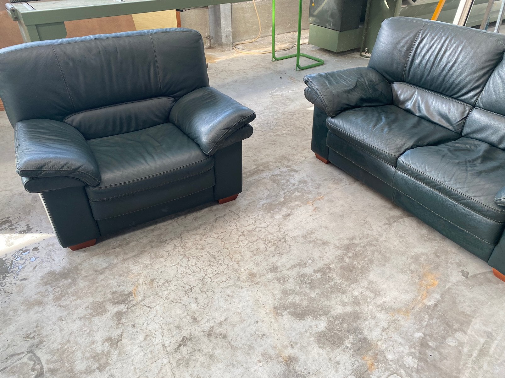 1 zit en 2 zit gratis, Enlèvement, Utilisé, Cuir, Classic