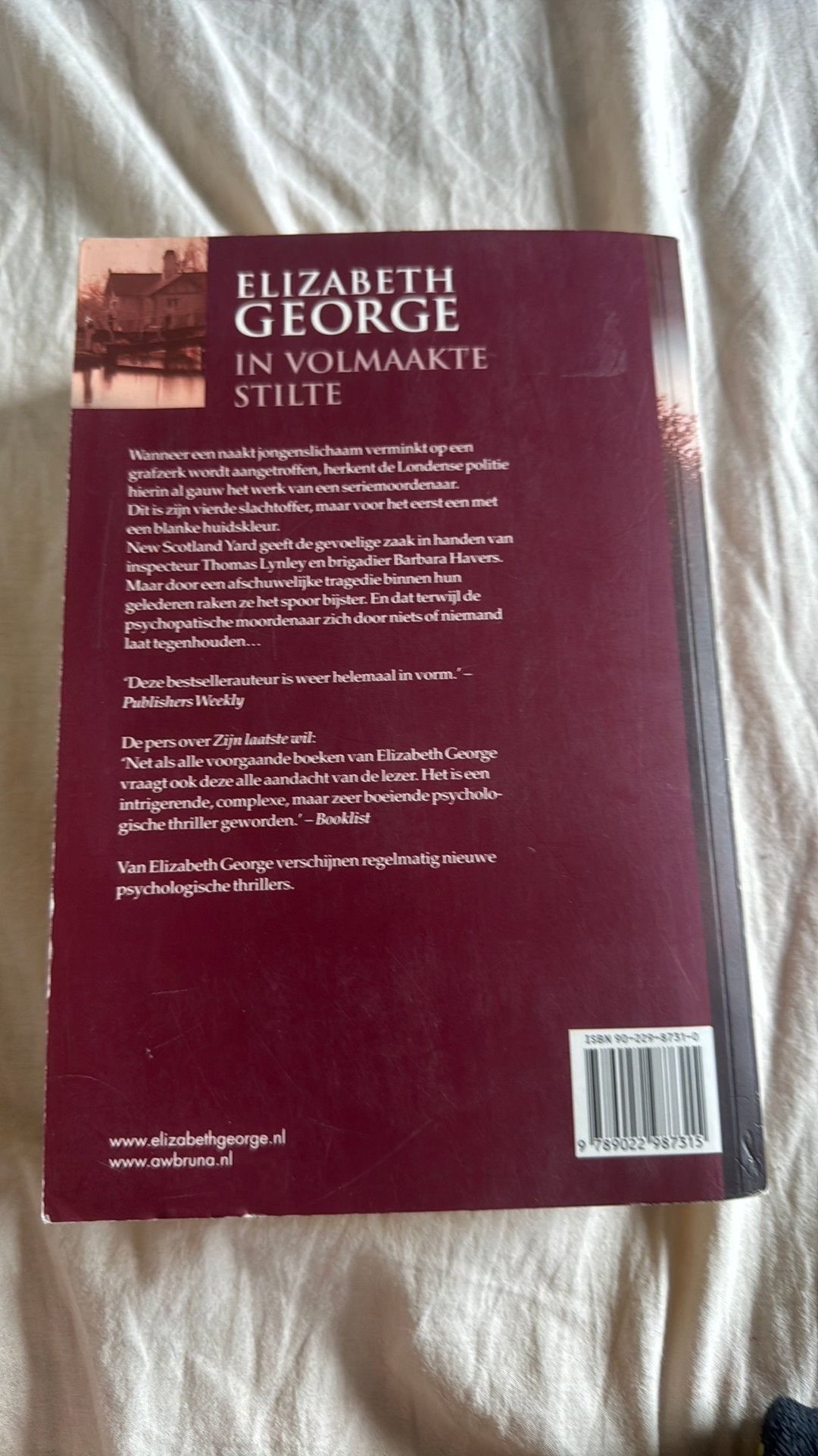 Elizabeth George - In volmaakte stilte, Ophalen, Elizabeth George