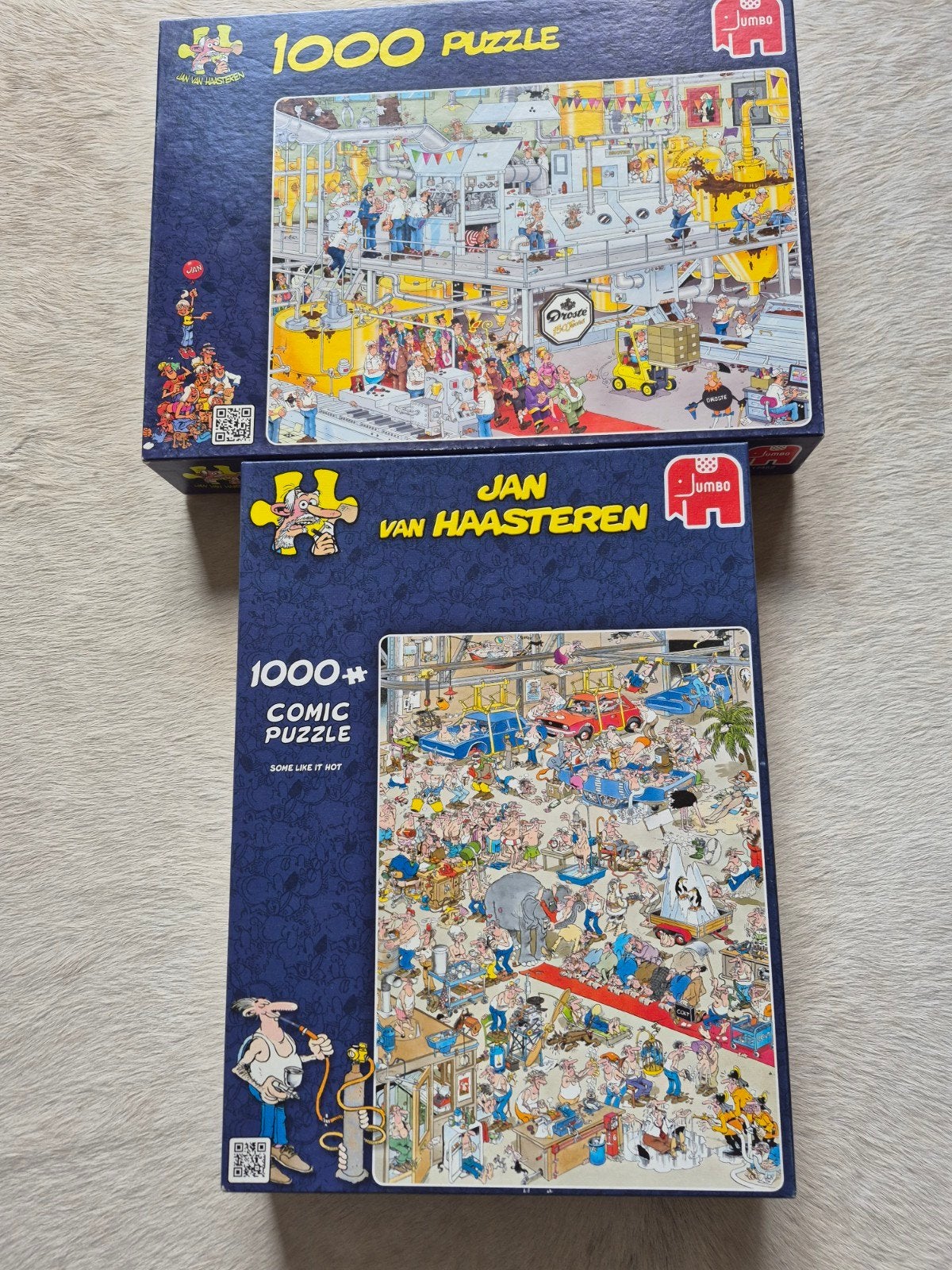 JVH puzzels, Hobby en Vrije tijd, Ophalen, 500 t/m 1500 stukjes, Gebruikt, Legpuzzel