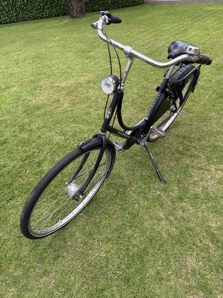 Omafiets Gazelle, Ophalen, Terugtraprem, Gebruikt, Versnellingen