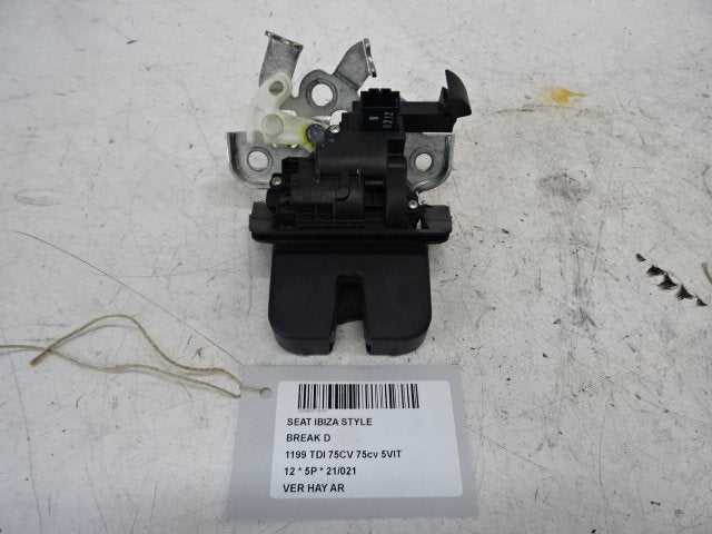 SERRURE COFFRE Seat Ibiza IV (6J5) (01-2008/06-2017), Autos : Pièces & Accessoires, Haillon arrière, Seat Deutschland GmbH, Service@seat.de