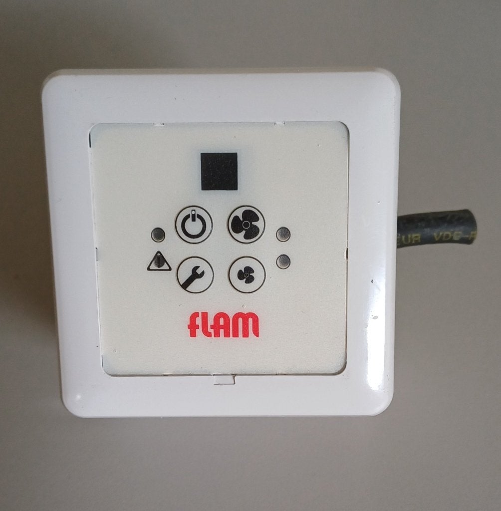 Variateur pour insert bois, Enlèvement, Utilisé, Ventilateur