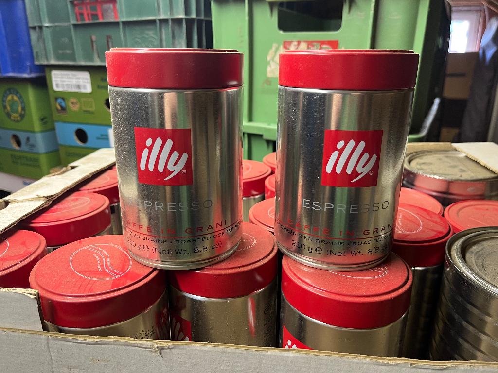 ILLY koffieblikken, Verzamelen, Ophalen, Gebruikt