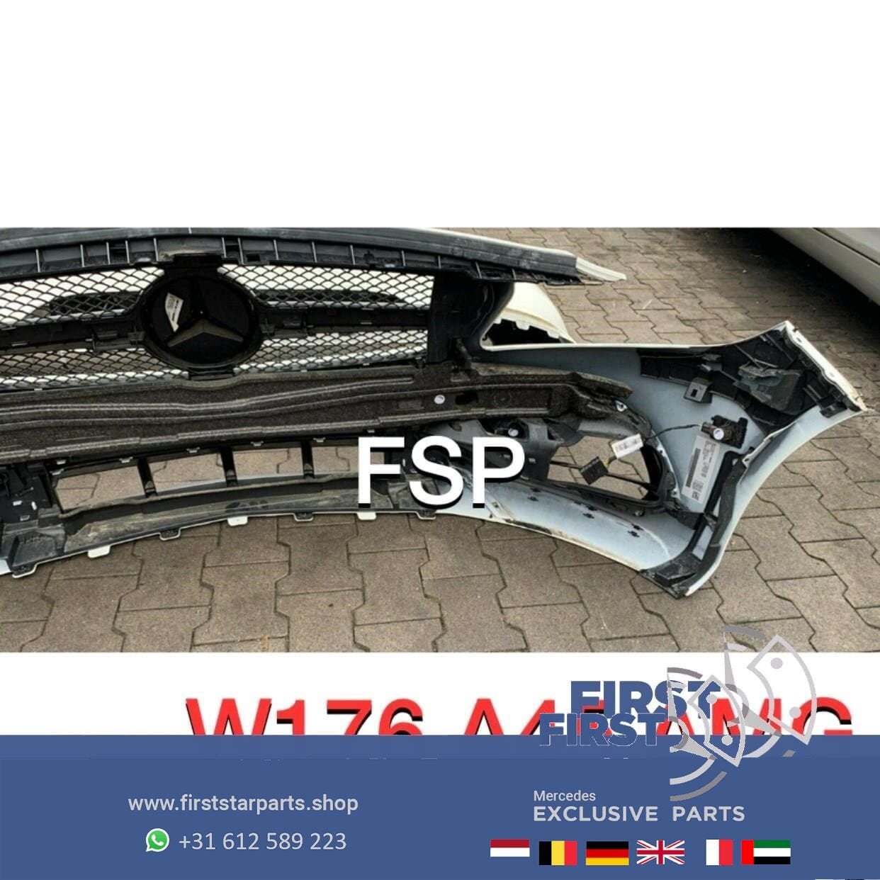 W176 A45 AMG PAKKET ORIGINEEL Mercedes A Klasse WIT FACELIFT, Utilisé, Avant, -, -