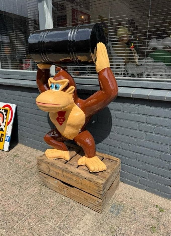 Groot Donkey Kong beeld, Verzamelen, Ophalen, Zo goed als nieuw, Dier
