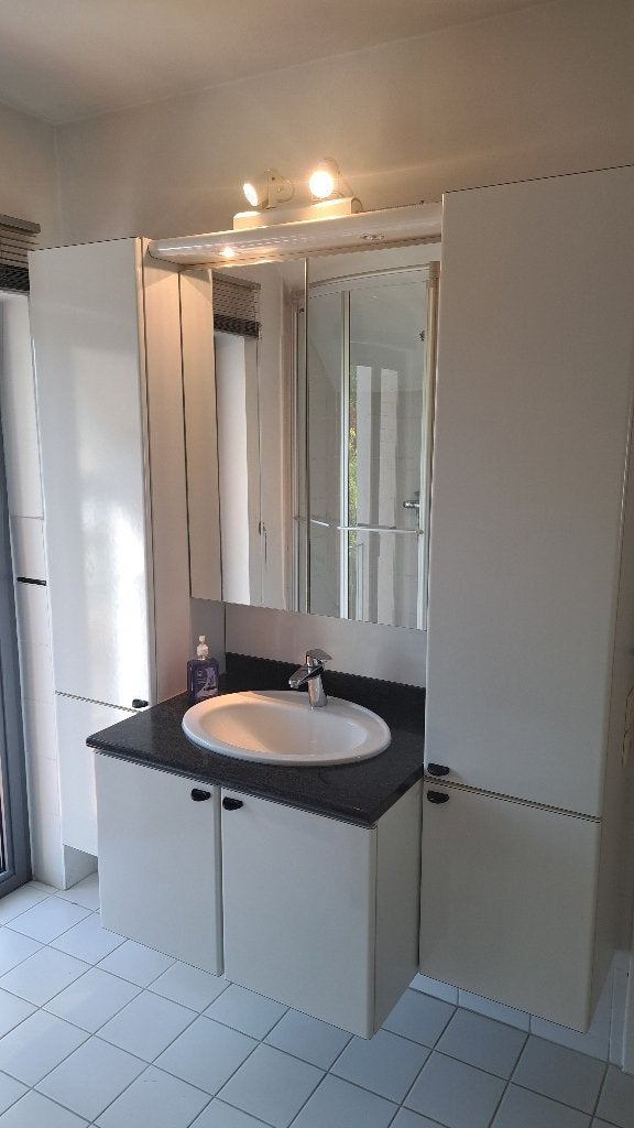Meuble de salle de bain et 2 miroirs lavabo complet, Maison & Meubles, 25 à 50 cm, Meuble lavabo, 100 à 150 cm, Enlèvement