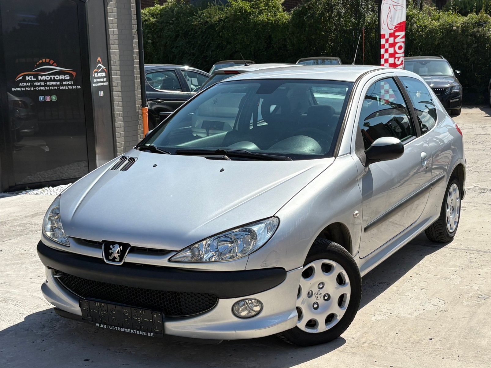 PEUGEOT 206 1.4i ESSENCE AIRCO 2008, Argent ou Gris, Achat, Entreprise, Boîte manuelle