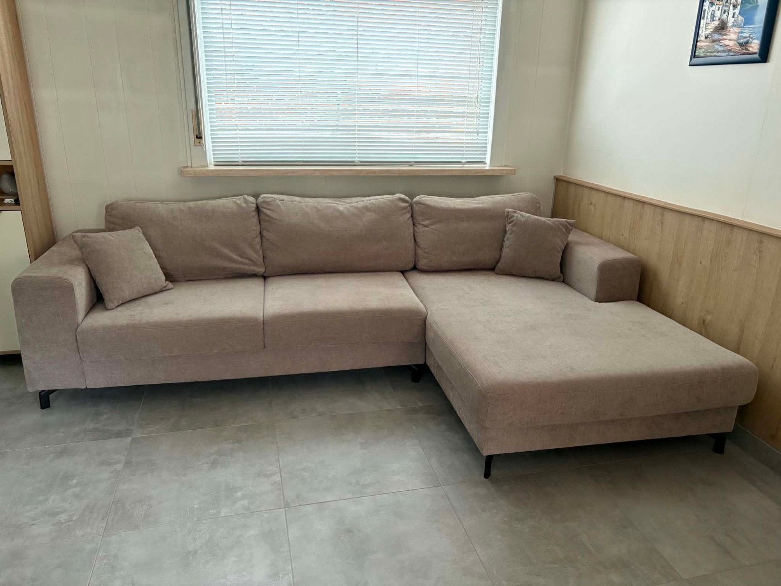 L zetel longchair, Ophalen