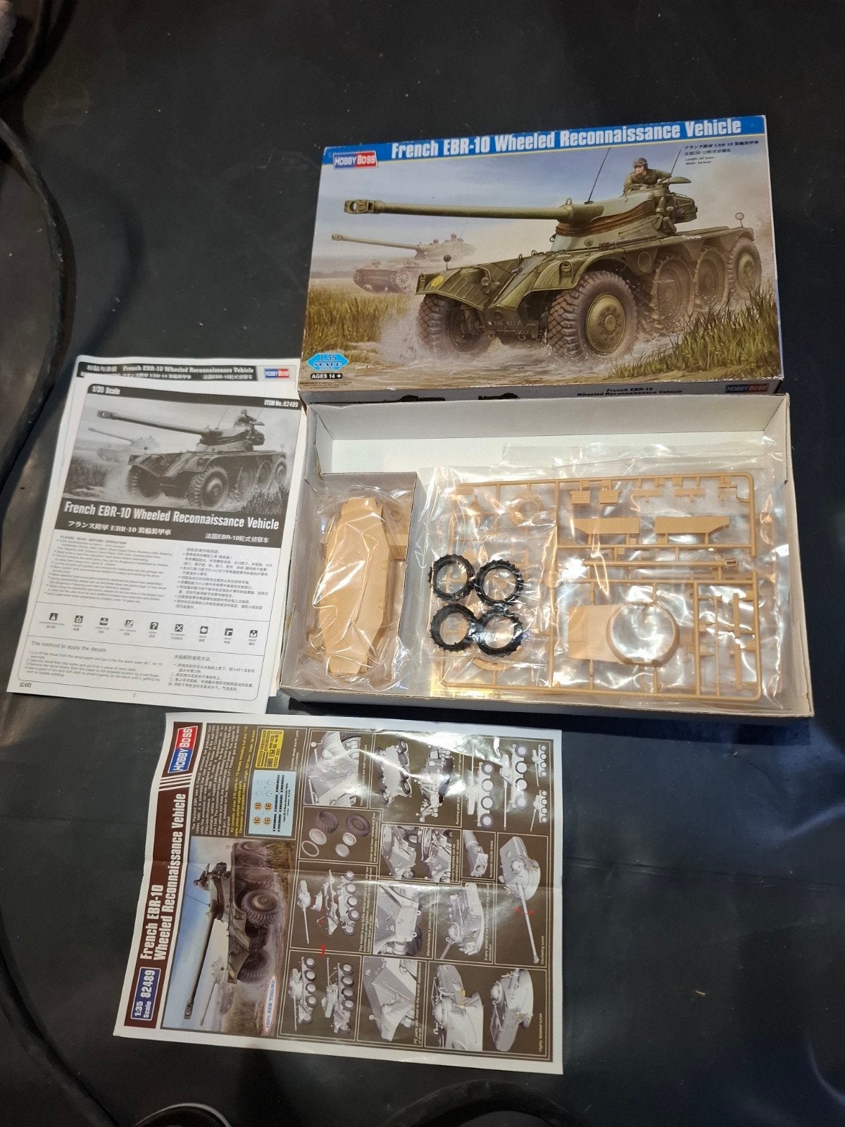 maquette EBR Armée Française Militaria, Hobby en Vrije tijd, Ophalen of Verzenden