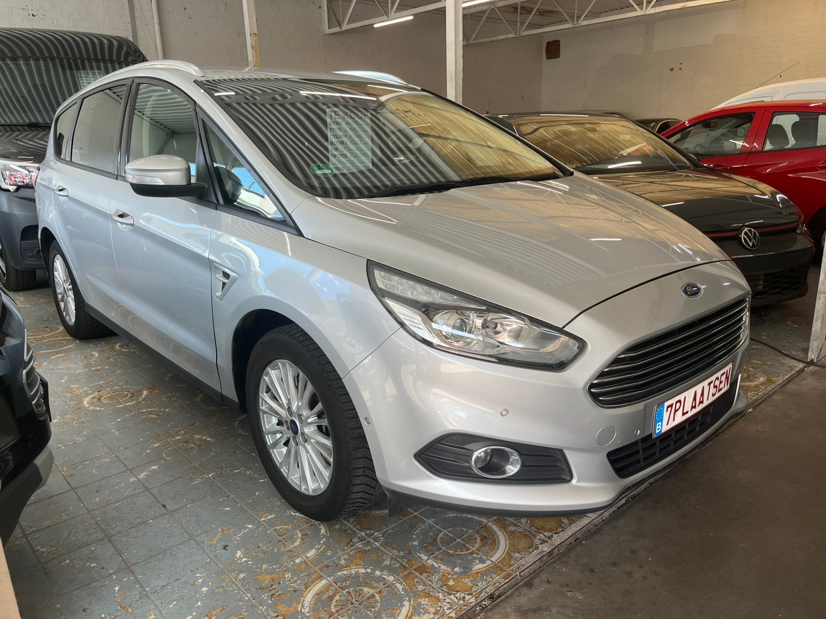 Ford max 7 plaats, Autos, Argent ou Gris, Achat, Euro 6, 7 places