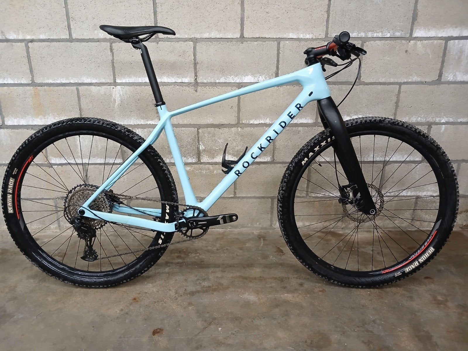 Rockrider XC740 Race carbon Sram NX maat XL - Topstaat, Fietsen en Brommers, Fietsen | Mountainbikes en ATB, Hardtail, Ophalen