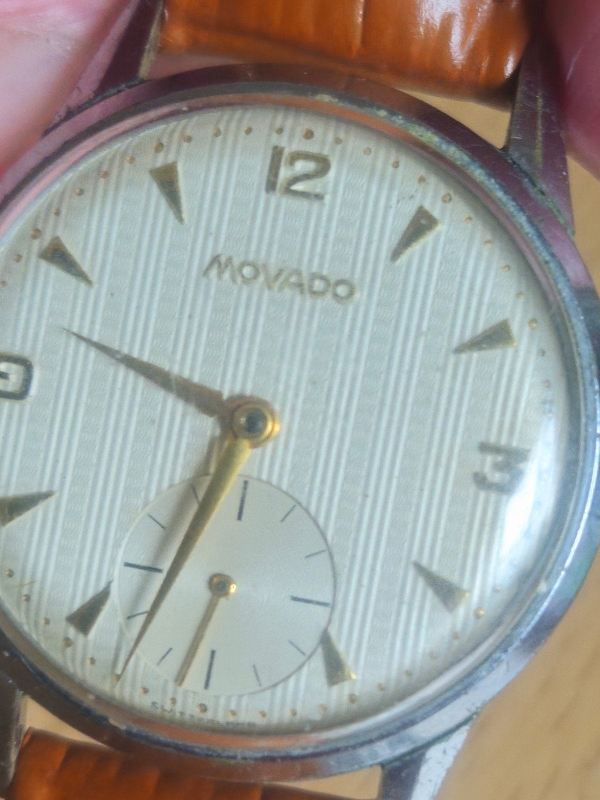 montre Movado mécanique année 40-50, Enlèvement ou Envoi