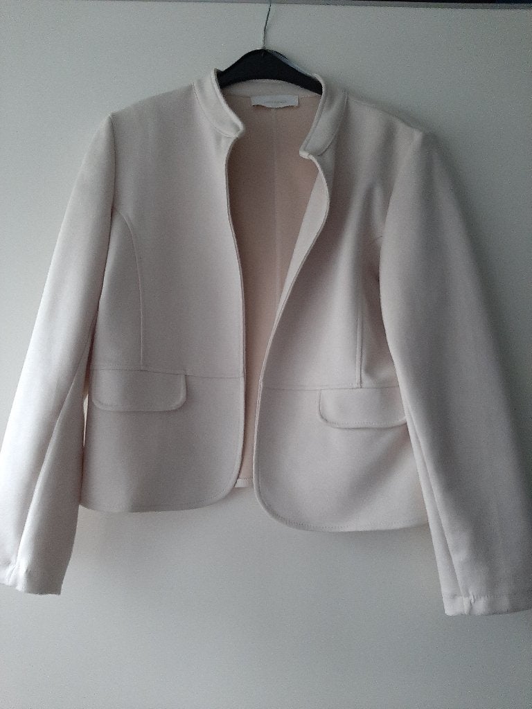 Suede korte jasje - merk Amélie & Amélie - maat XXL, Kleding | Dames, Ophalen, Beige, Maat 46/48 (XL) of groter, Nieuw