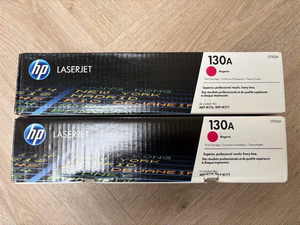 2 toner HP CF353A (HP 130A) magenta HP MFP M176/MFP M177, Informatique & Logiciels, Enlèvement ou Envoi, Neuf, Toner, HP ORIGINAL