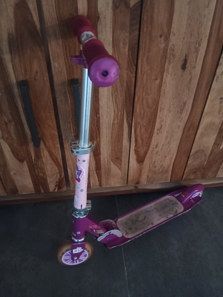 Trotinette en acier Oxelo pliable pour enfant, Vélos & Vélomoteurs, Enlèvement, Comme neuf, Step simple, Oxelo Decathlon