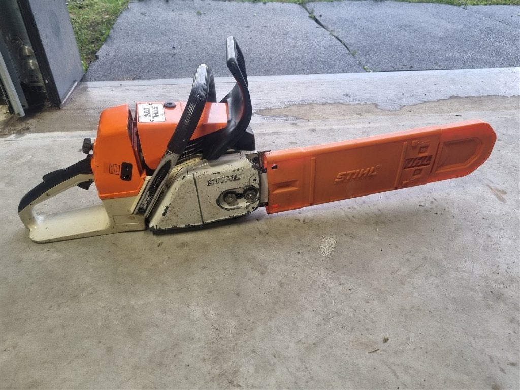 boomzaag stihl 034, Tuin en Terras, Ophalen, Gebruikt, Overige soorten, STIHL Combi/Multisysteem