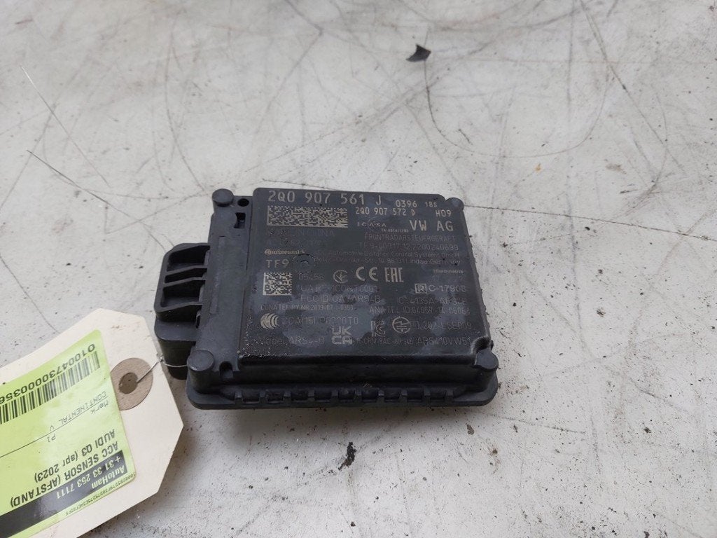 ACC SENSOR Q3 Sportback (F3N) (|2Q0907561J|2Q0907572D|), Gebruikt, Audi, Continental AG, Continental-Plaza 1
30175  Hannover, DE