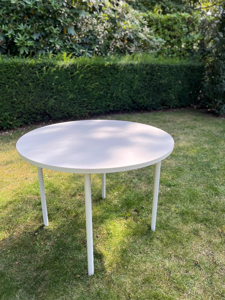 Tafel, Tuin en Terras, Tuintafels, Ophalen, Gebruikt, Rond, Kunststof