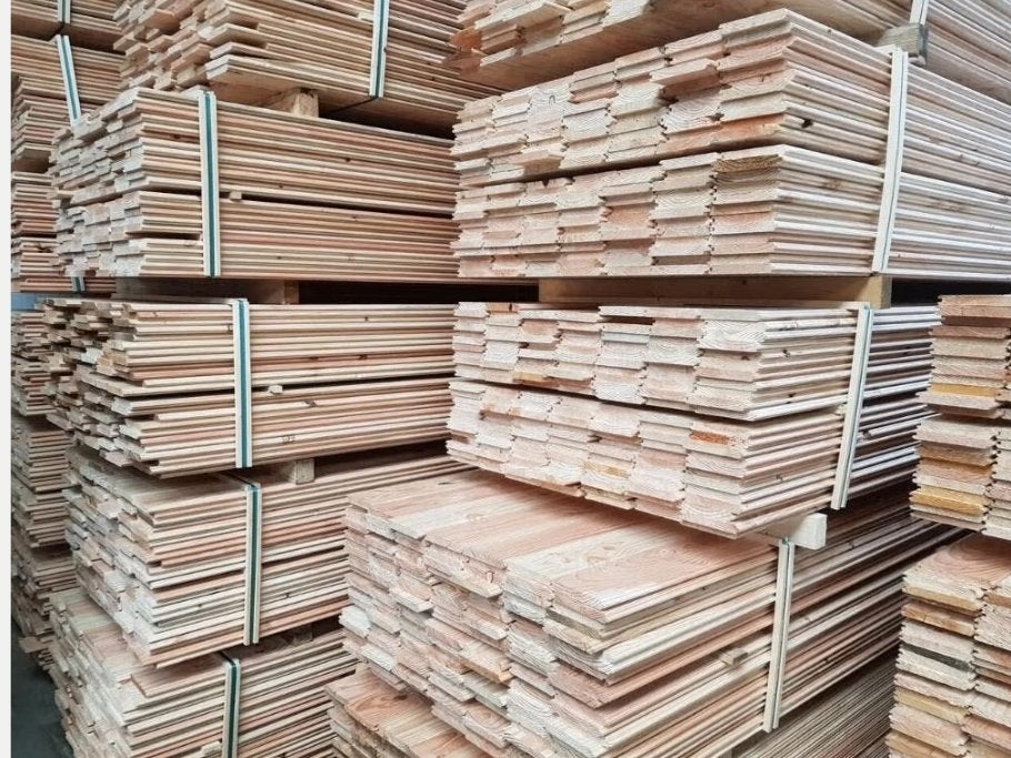 110M2 AAN HOUTEN PARKET MASSIEVE DOUGLAS VLOER LANGE LENGTES, Ophalen, Binnen