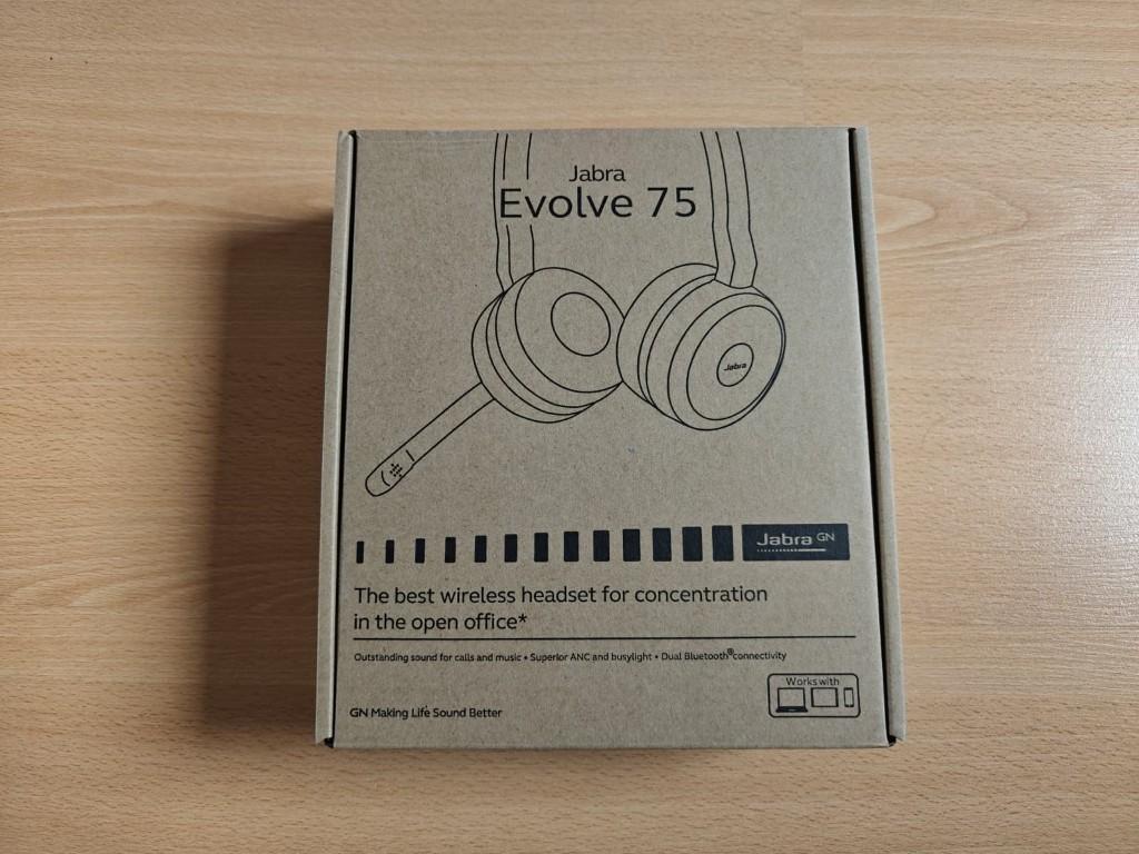 Jabra Evolve 75 draadloze headset – NIEUW, Computers en Software, Headsets, Nieuw, On-ear, Draadloos, Gaming headset, Inklapbare microfoon