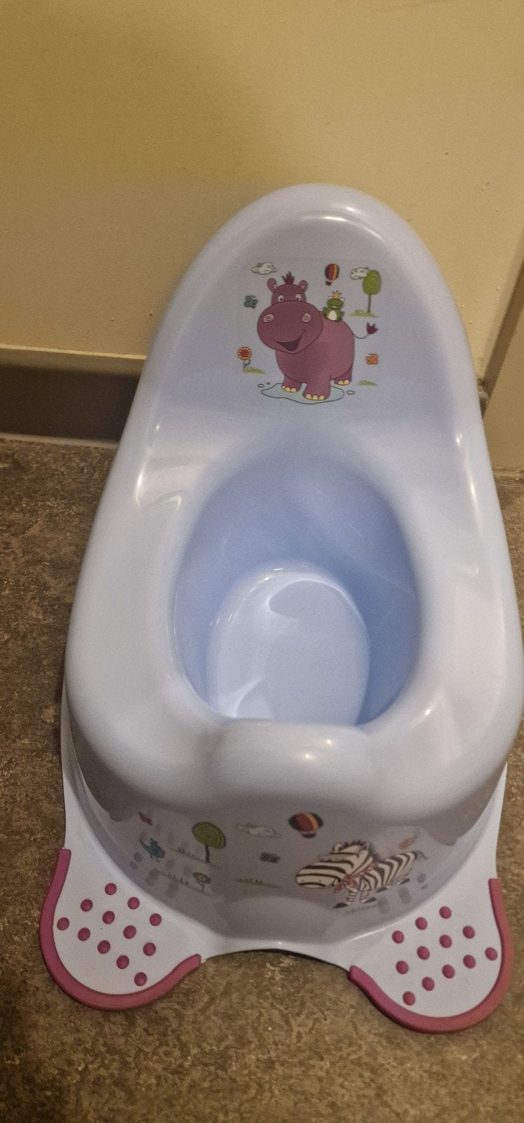 Baby wc potje, Ophalen