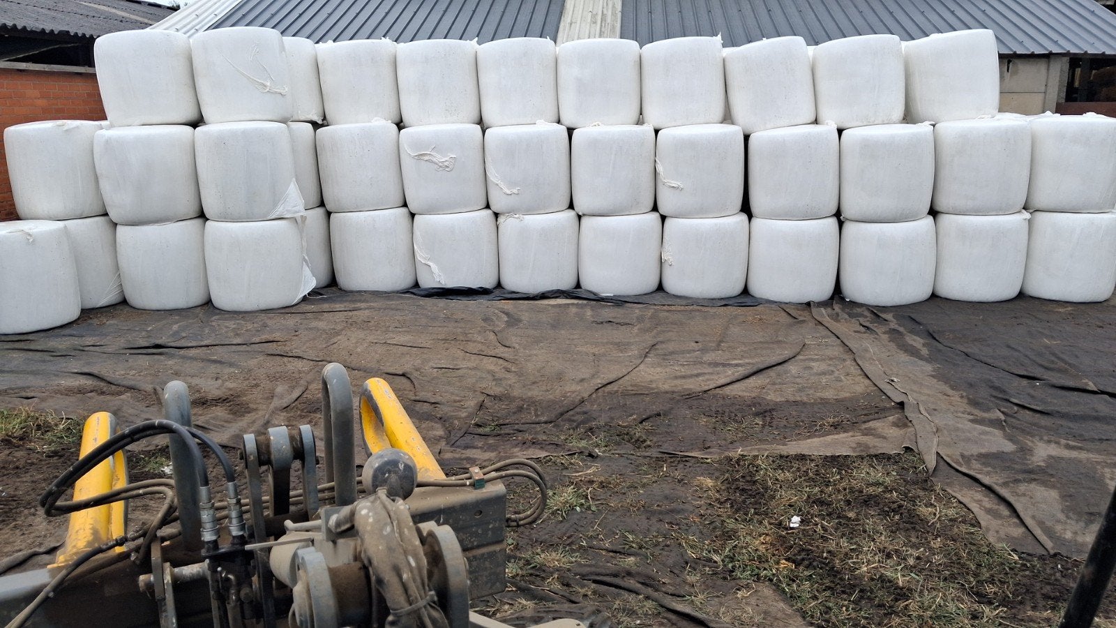 kleine balen mais 350 a 400 kg, Ophalen