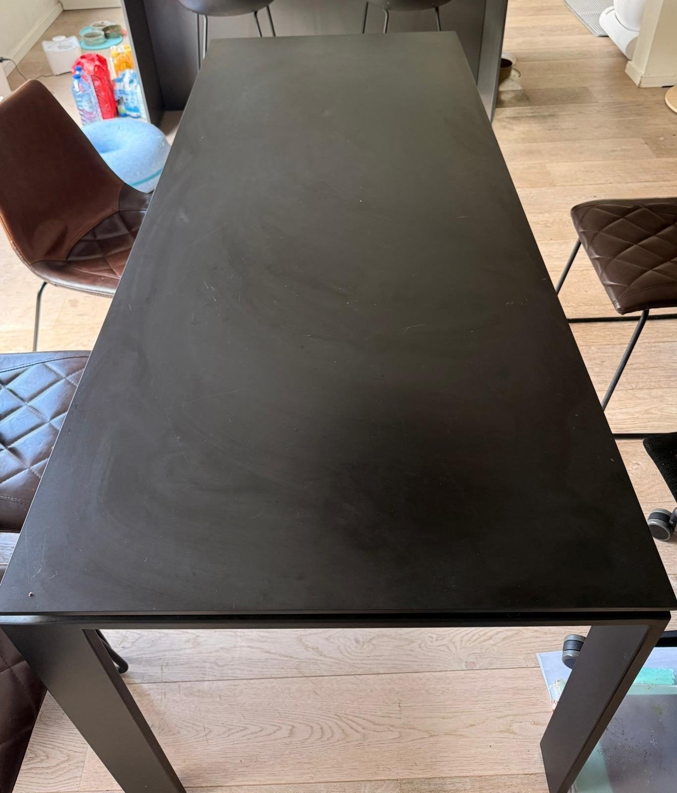 Eettafel topinterieur, Ophalen