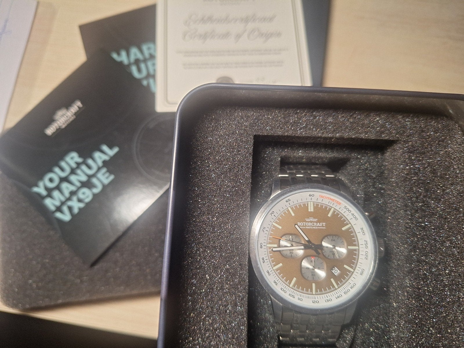 Montre ROTORCRAFT Neuve ! Avec boite et papiers d'origine, Bijoux, Sacs & Beauté, Montres | Hommes, Enlèvement ou Envoi