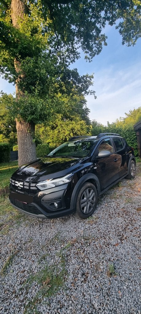 Dacia sandero, Auto's, Automaat, Stof, Zwart, Zwart