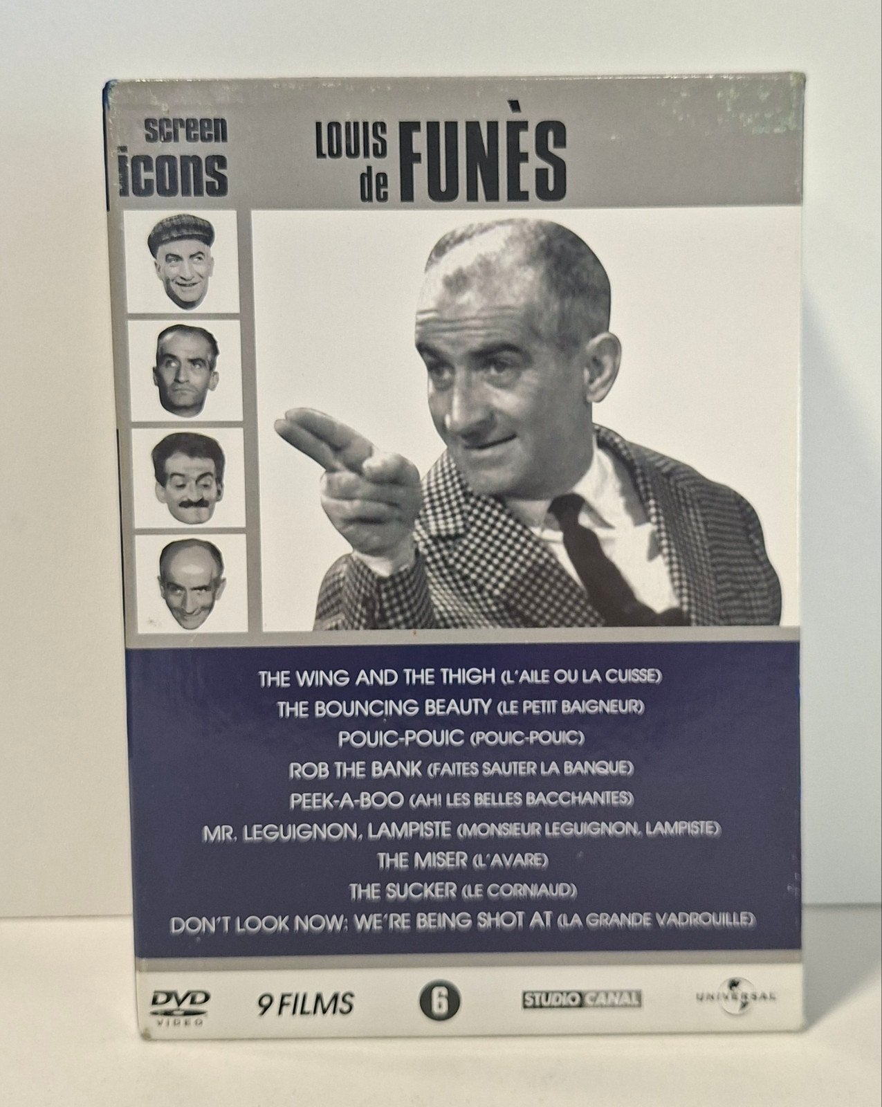 Louis de Funes Collection Box 9 films, Cd's en Dvd's, Ophalen of Verzenden, Frans, Nederlands