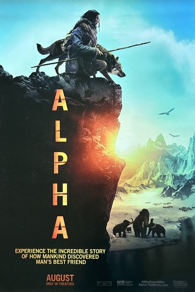 Originele filmposter Alpha (2018), Ophalen of Verzenden, Zo goed als nieuw, Film en Tv