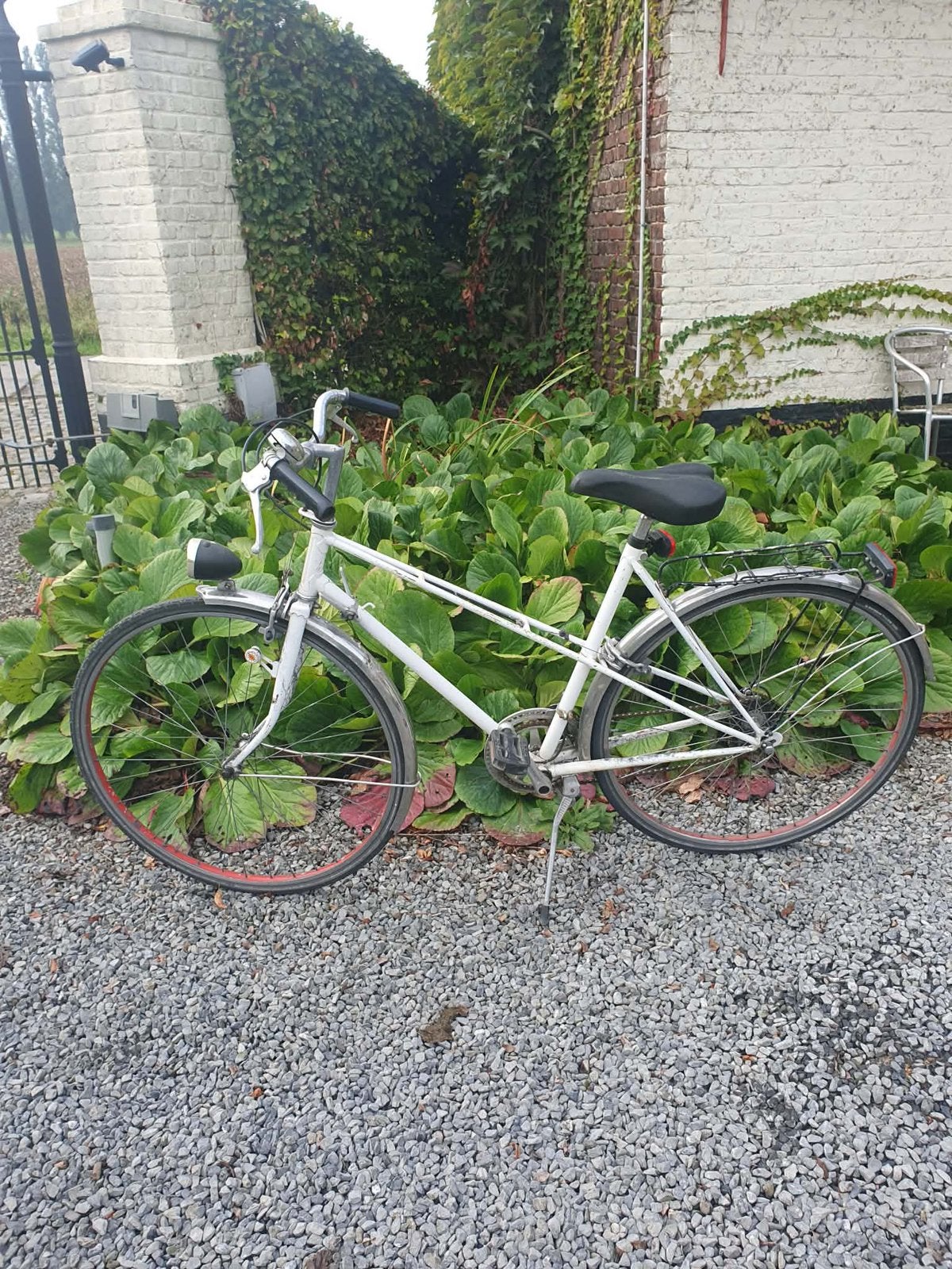 Leuke vintage fiets, Ophalen