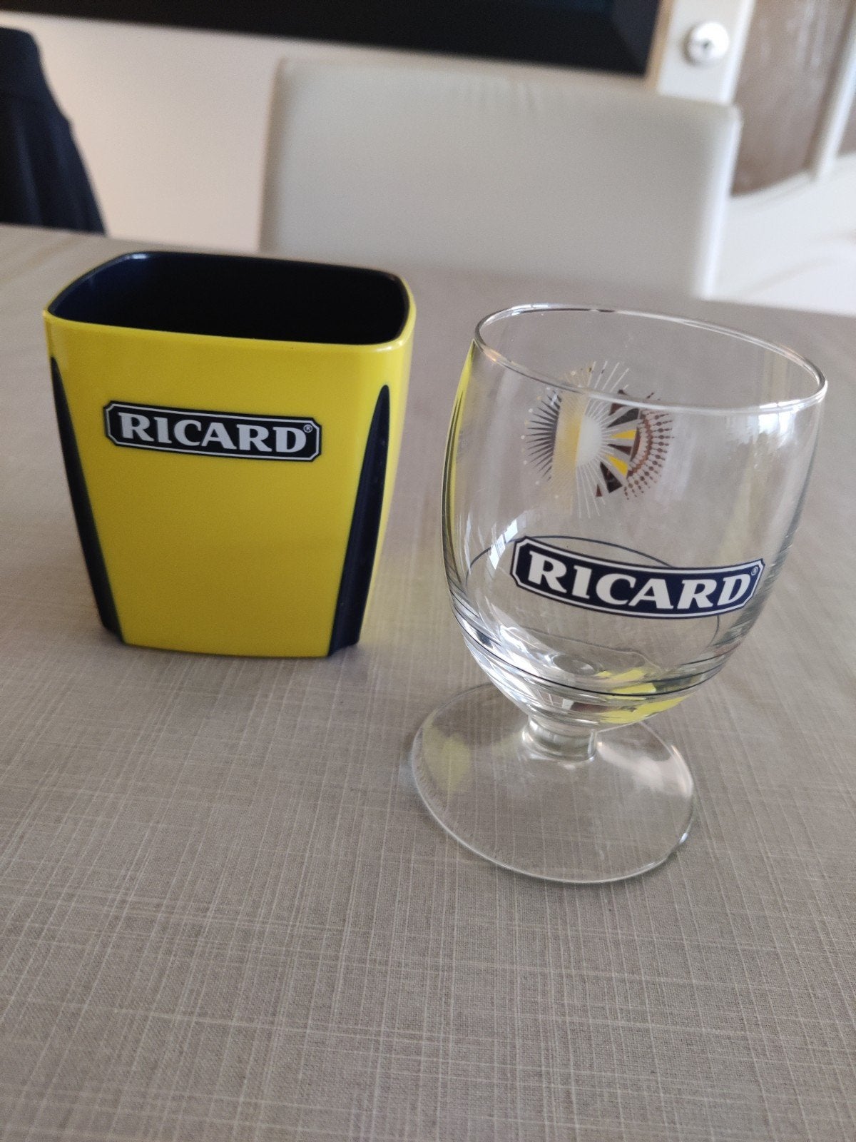 glas 'plein soleil' en ijsblokjespotje, Ophalen, Nieuw, Overige typen