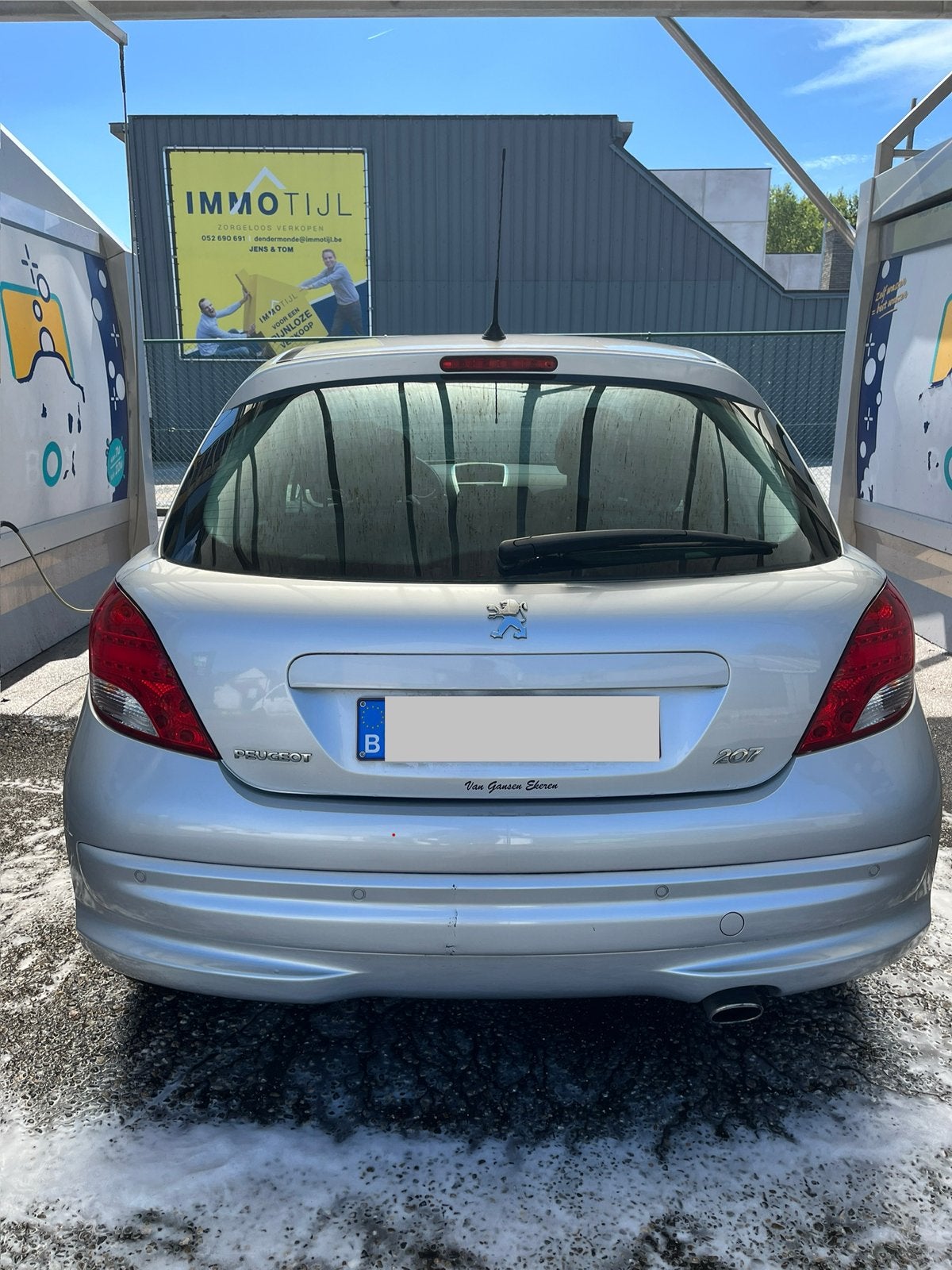 Peugeot 207 1.6 VTi 120 pk Automaat –60.000 km –Veel opties!, Autos, Argent ou Gris, Entretenue par le concessionnaire, 5 portes