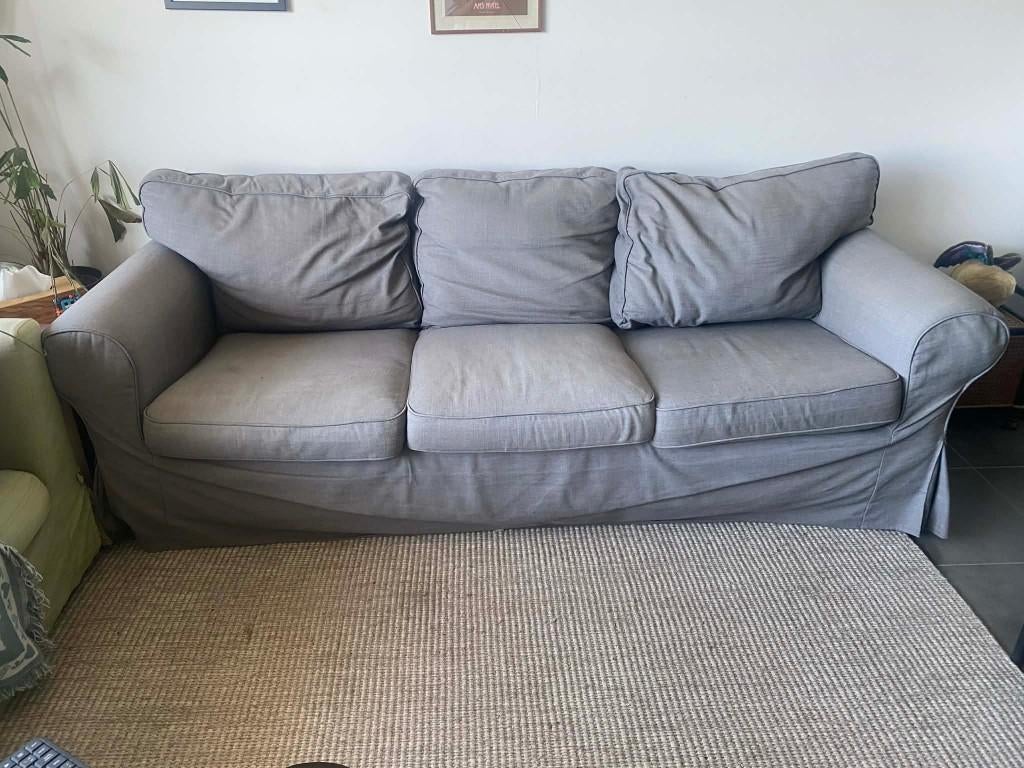 Canapé 3 places, 200 à 250 cm, Banc droit, Enlèvement, Utilisé