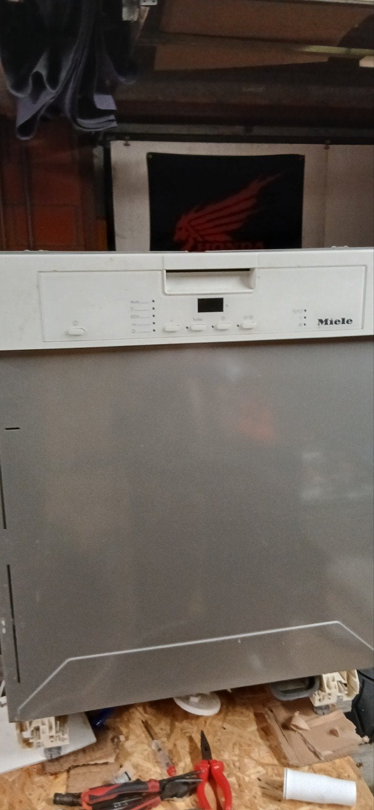 Miele defect foutmelding, Ophalen, Inbouw