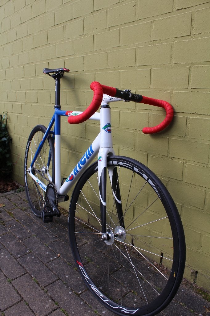 Cinelli Bianco 56 Piste fiets, Ophalen